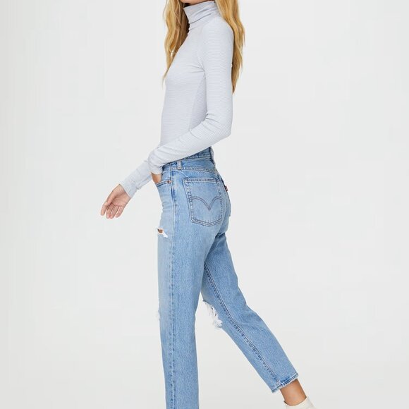 Levi's Wedgie Straight - Light Denim - Size 30 - Picture 4 of 7